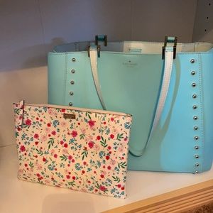 Kate Spade Tote w/ FREE Makeup Pouch!
